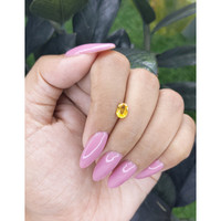 0.84 Ct. Yellow Sapphire from Madagascar Life Style