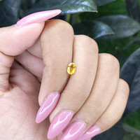 0.53 Ct. Yellow Sapphire from Madagascar Life Style