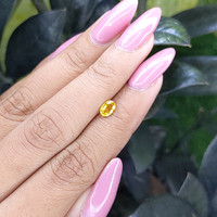 0.53 Ct. Yellow Sapphire from Madagascar Life Style