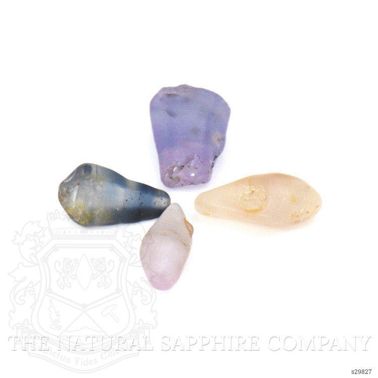 7.53 Ct. Multi Color Sapphire Crystal from Ceylon (Sri Lanka)