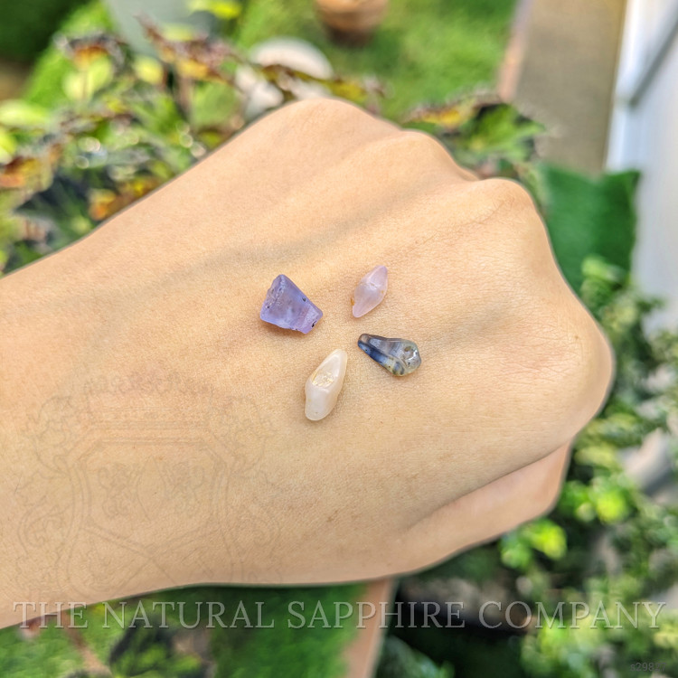 7.53 Ct. Multi Color Sapphire Crystal from Ceylon (Sri Lanka)