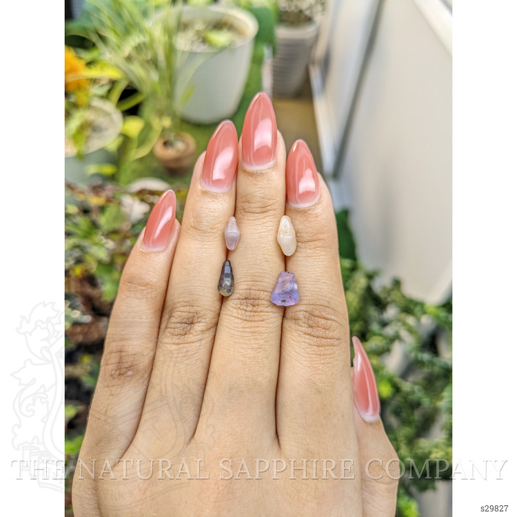 7.53 Ct. Multi Color Sapphire Crystal from Ceylon (Sri Lanka)