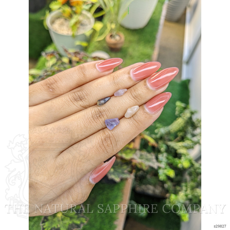 7.53 Ct. Multi Color Sapphire Crystal from Ceylon (Sri Lanka)