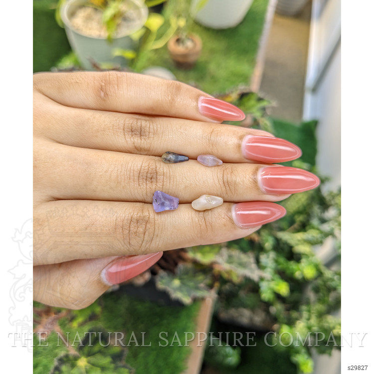 7.53 Ct. Multi Color Sapphire Crystal from Ceylon (Sri Lanka)