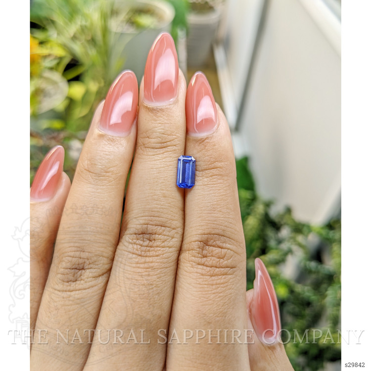 1.10 Ct. Blue Sapphire from Ceylon (Sri Lanka)