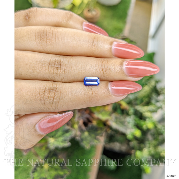 1.10 Ct. Blue Sapphire from Ceylon (Sri Lanka)