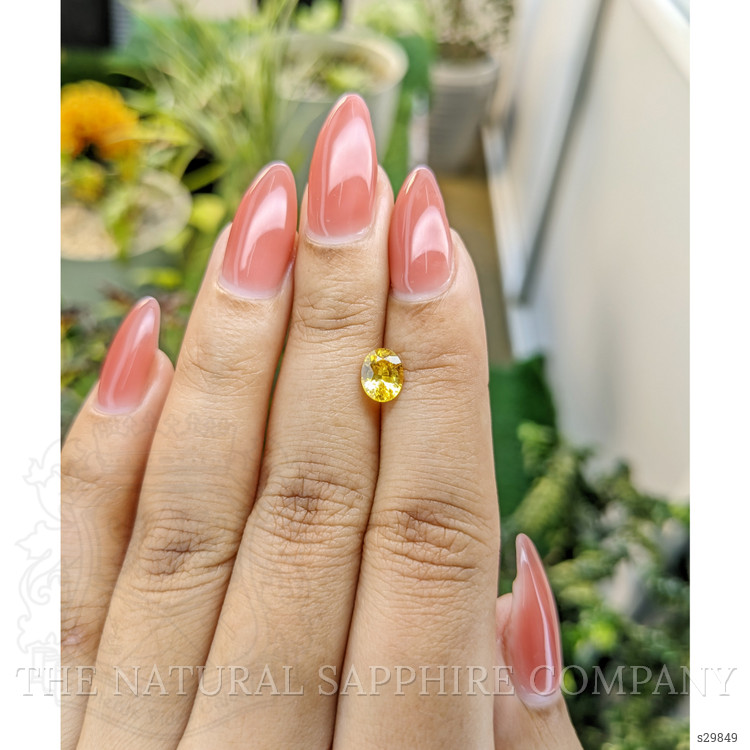 1.16 Ct. Yellow Sapphire from Ceylon (Sri Lanka)