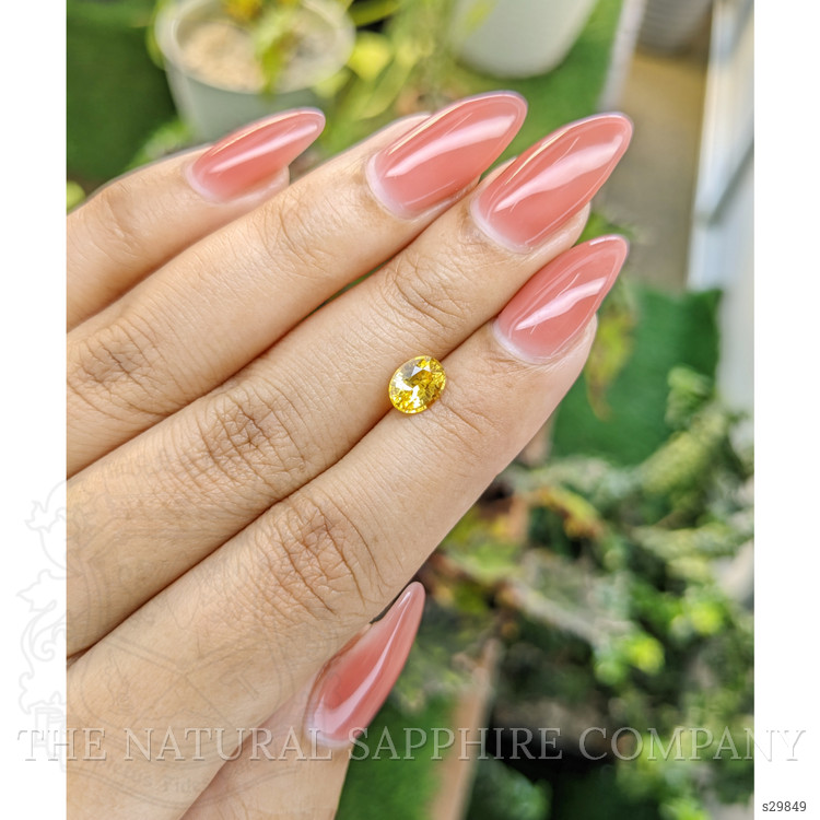 1.16 Ct. Yellow Sapphire from Ceylon (Sri Lanka)