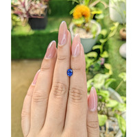 0.91 Ct. Blue Sapphire from Ceylon (Sri Lanka) Life Style