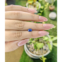 0.91 Ct. Blue Sapphire from Ceylon (Sri Lanka) Life Style