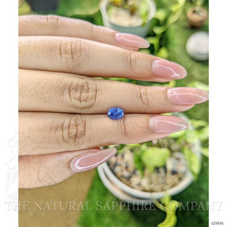 1.24 Ct. Blue Sapphire from Ceylon (Sri Lanka)