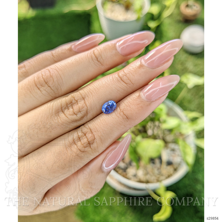 1.24 Ct. Blue Sapphire from Ceylon (Sri Lanka)