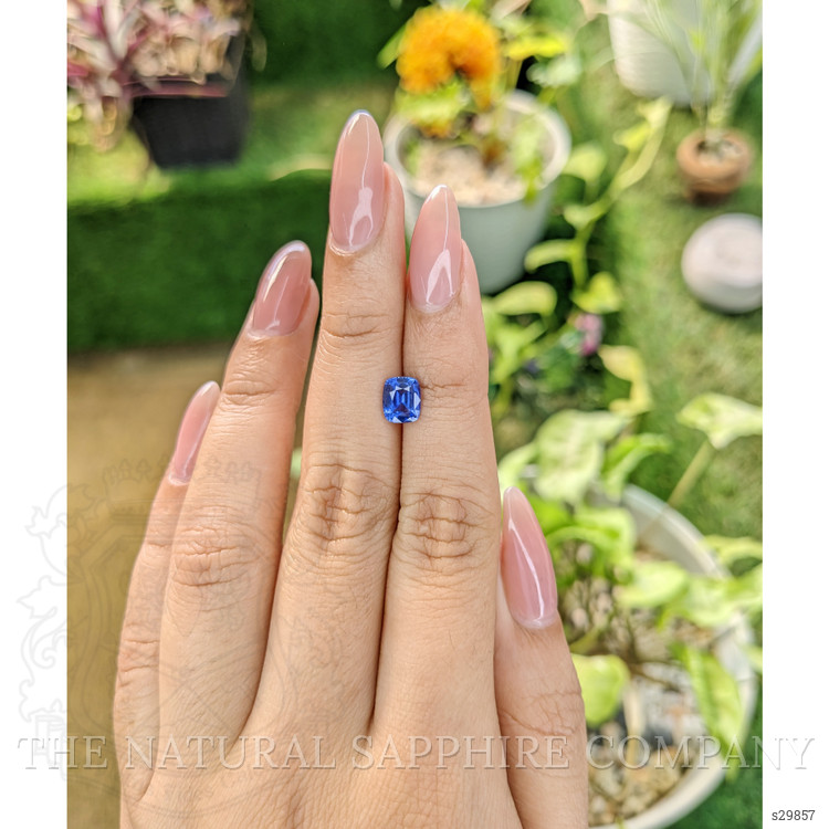 1.24 Ct. Blue Sapphire from Ceylon (Sri Lanka)