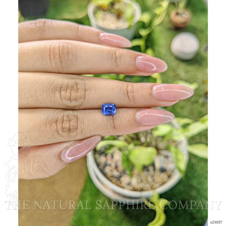1.24 Ct. Blue Sapphire from Ceylon (Sri Lanka)