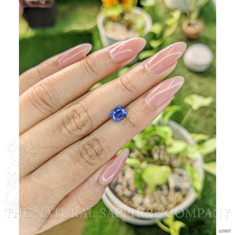 1.24 Ct. Blue Sapphire from Ceylon (Sri Lanka)