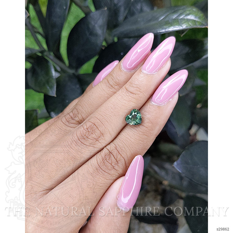 2.01 Ct. Bluish Green Sapphire from Australia