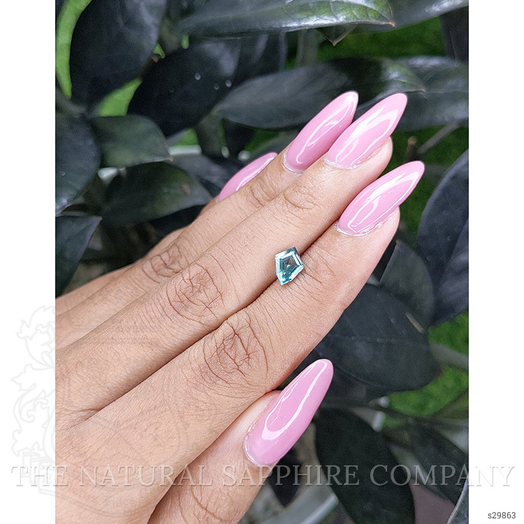 1.06 Ct. Bluish Green Sapphire from Madagascar