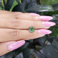 2.03 Ct. Green Sapphire from Madagascar Life Style