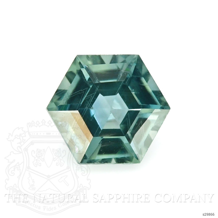 1.11 Ct. Bluish Green Sapphire from Madagascar