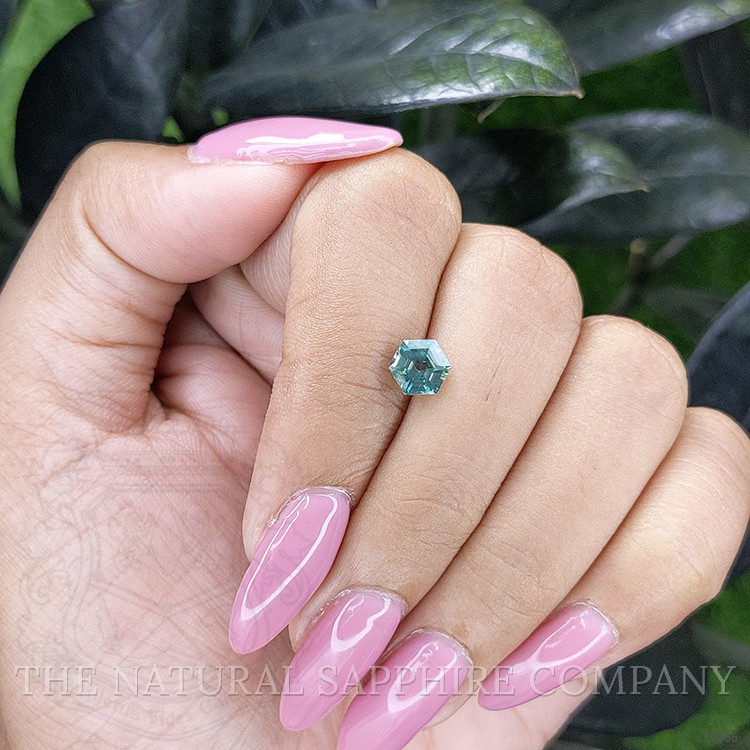 1.11 Ct. Bluish Green Sapphire from Madagascar