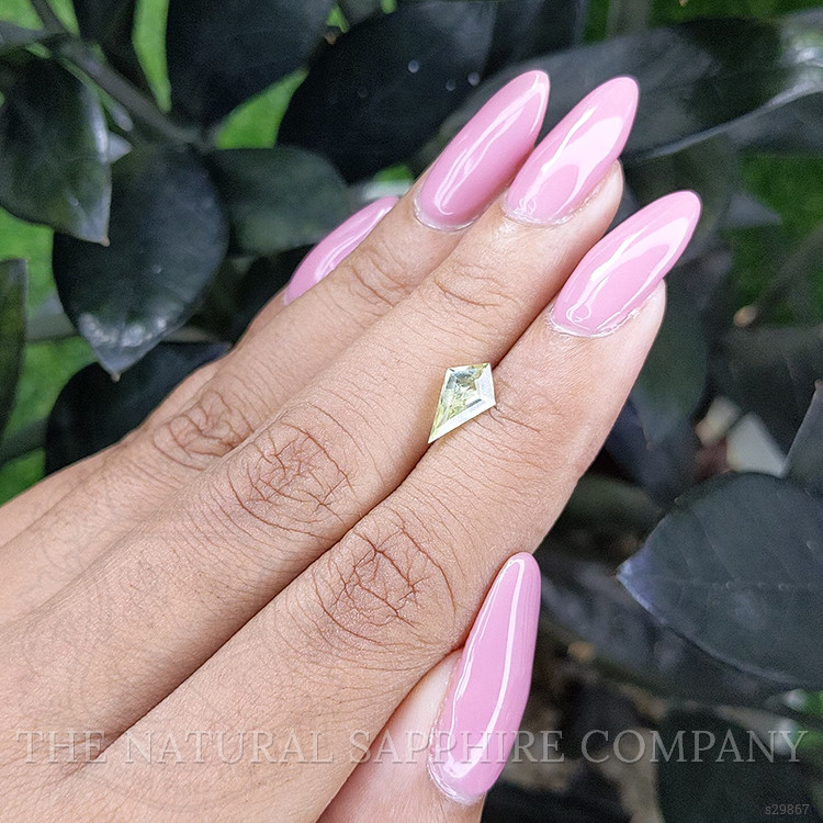 1.08 Ct. Yellowish Green Sapphire from Madagascar