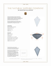 1.08 Ct. Yellowish Green Sapphire from Madagascar 3 D Scan Report