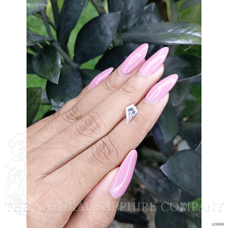 1.12 Ct. White Sapphire from Madagascar