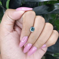 1.13 Ct. Bluish Green Sapphire from Australia Life Style