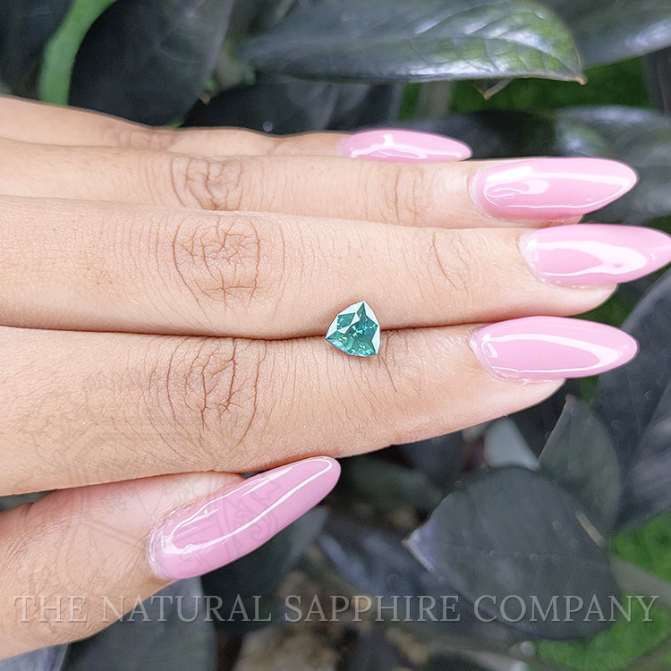 1.10 Ct. Bluish Green Sapphire from Madagascar