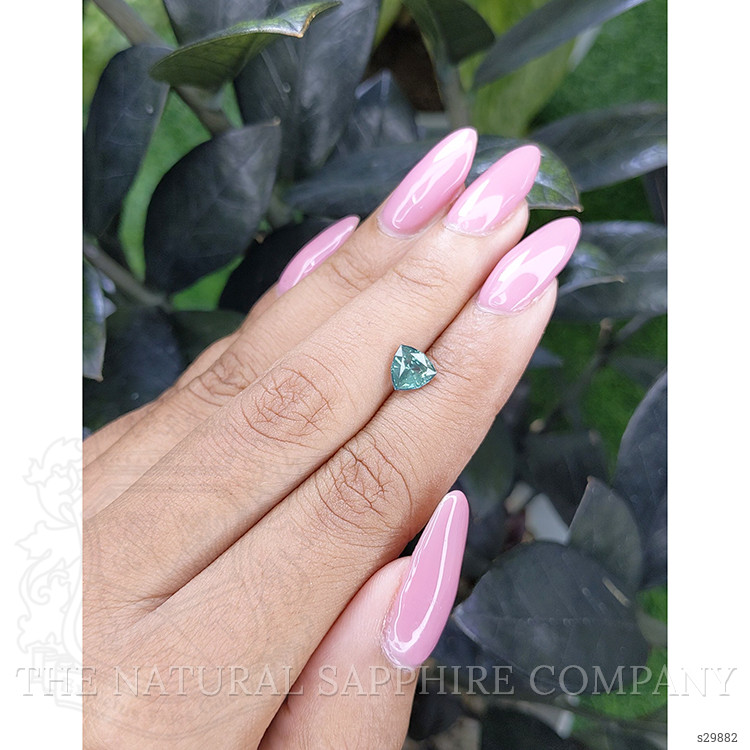 1.10 Ct. Bluish Green Sapphire from Madagascar