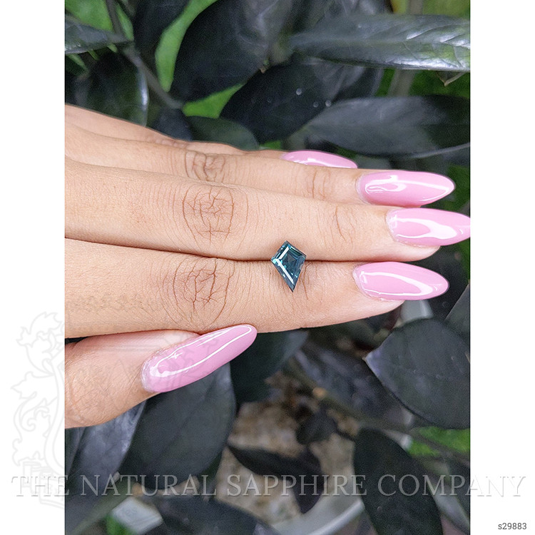 2.11 Ct. Bluish Green Sapphire from Madagascar