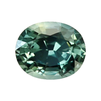 1.18 Ct. Bluish Green Sapphire from Madagascar Video