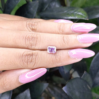 1.54 Ct. Purple Sapphire from Madagascar Life Style