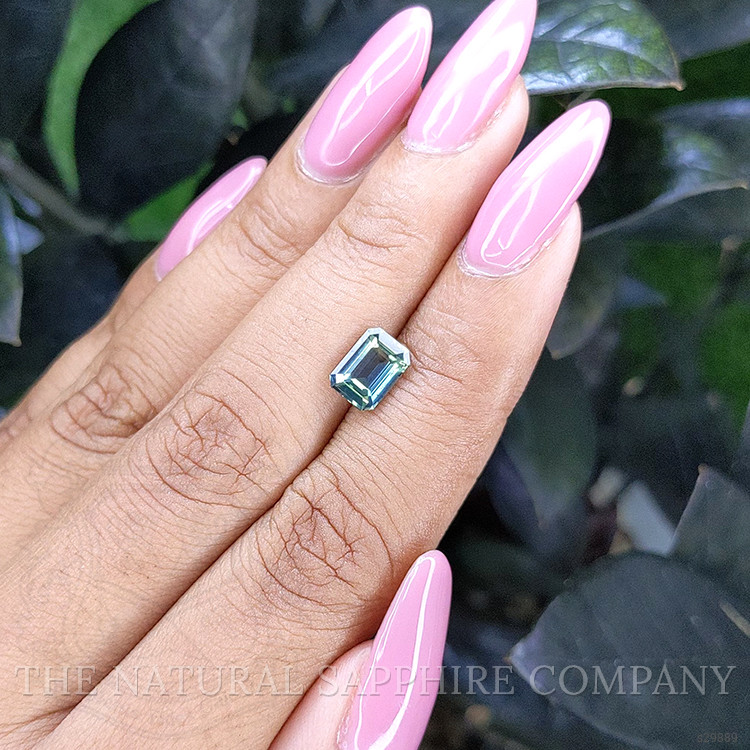 1.54 Ct. Greenish Blue Sapphire from Madagascar