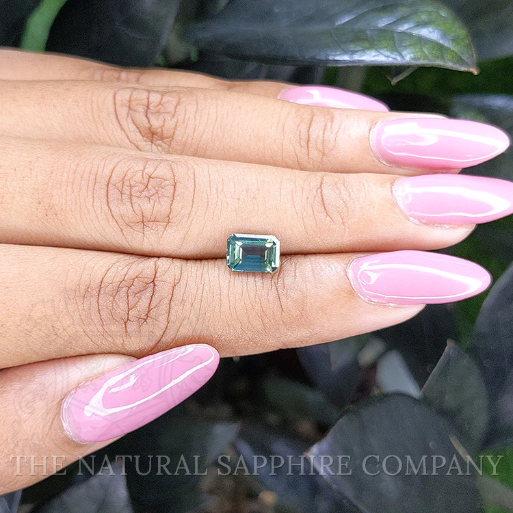 1.54 Ct. Greenish Blue Sapphire from Madagascar