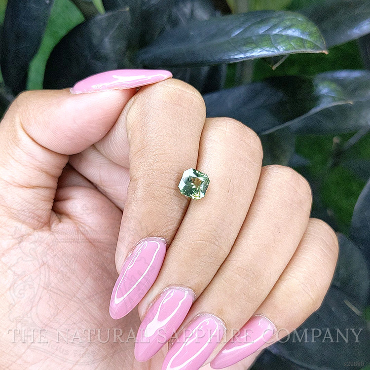 1.50 Ct. Yellowish Green Sapphire from Australia