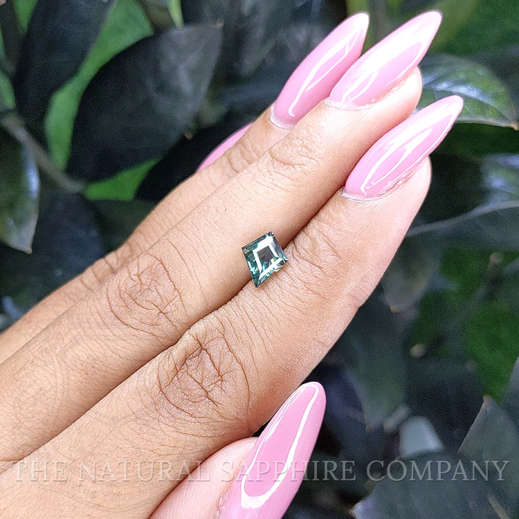 1.11 Ct. Bluish Green Sapphire from Madagascar