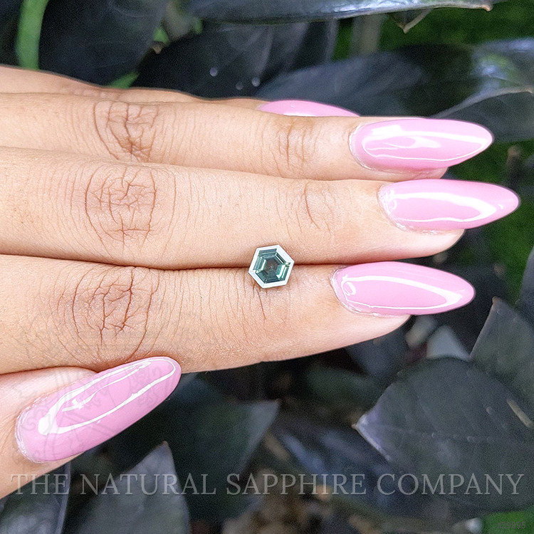 0.97 Ct. Bluish Green Sapphire from Madagascar