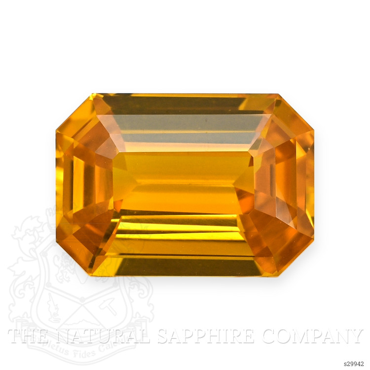 4.05 Ct. Orange Sapphire from Ceylon (Sri Lanka)
