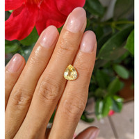 2.88 Ct. Yellow Sapphire from Ceylon (Sri Lanka) Life Style