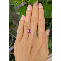 2.49 Ct. Purplish Pink Sapphire from Tanzania Life Style