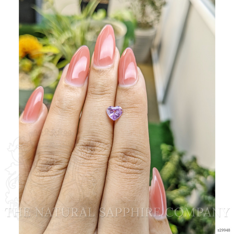 1.25 Ct. Pinkish Purple Sapphire from Ceylon (Sri Lanka)