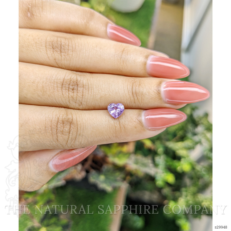 1.25 Ct. Pinkish Purple Sapphire from Ceylon (Sri Lanka)