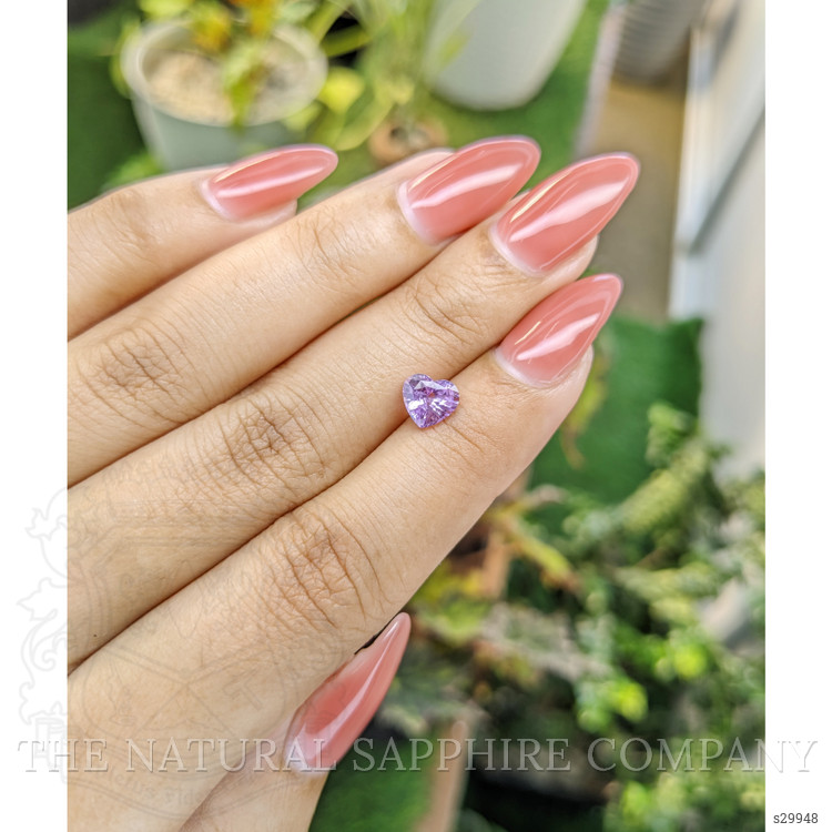 1.25 Ct. Pinkish Purple Sapphire from Ceylon (Sri Lanka)