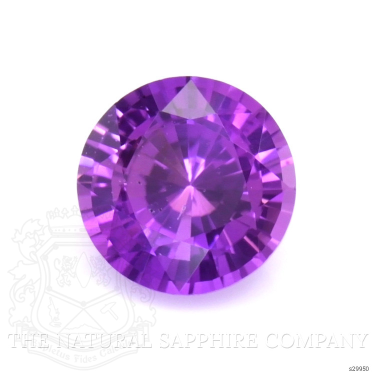 0.68 Ct. Purple Sapphire from Ceylon (Sri Lanka)