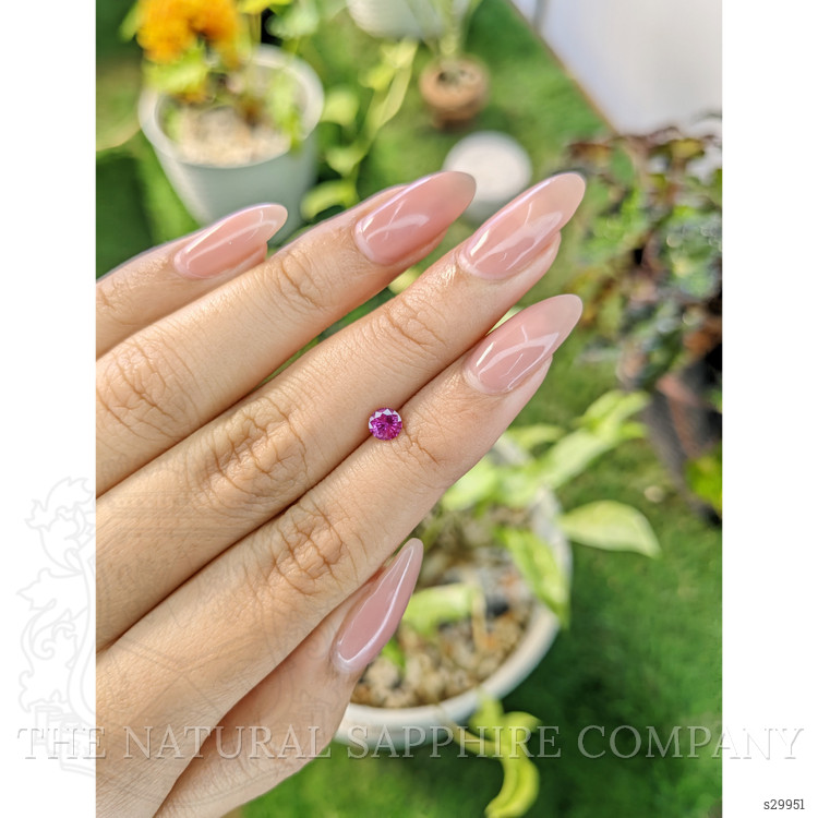 0.52 Ct. Pink Sapphire from Ceylon (Sri Lanka)