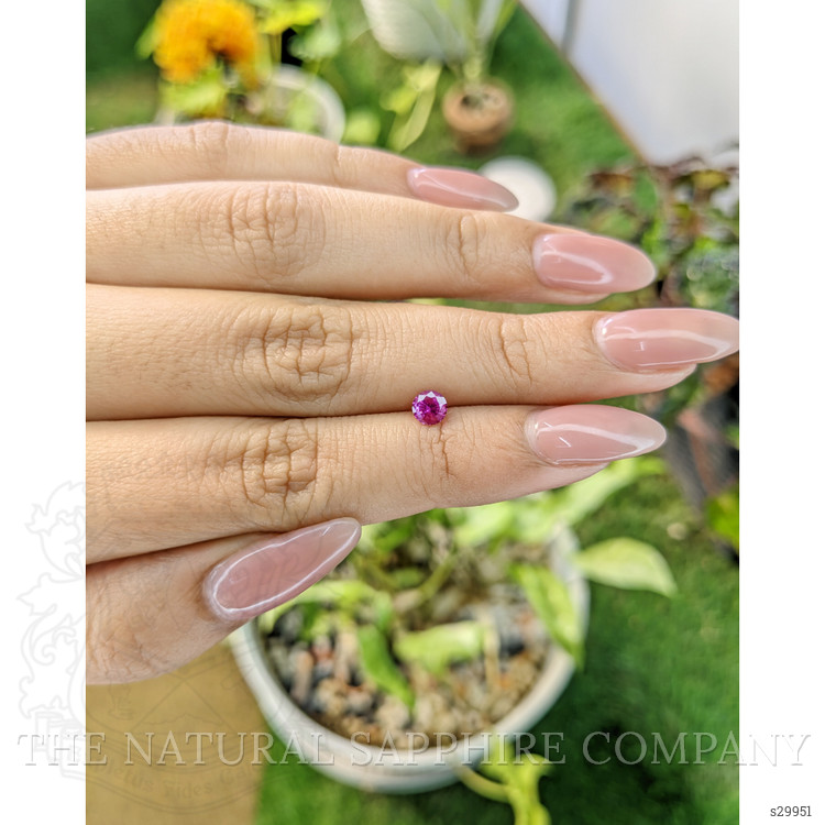 0.52 Ct. Pink Sapphire from Ceylon (Sri Lanka)