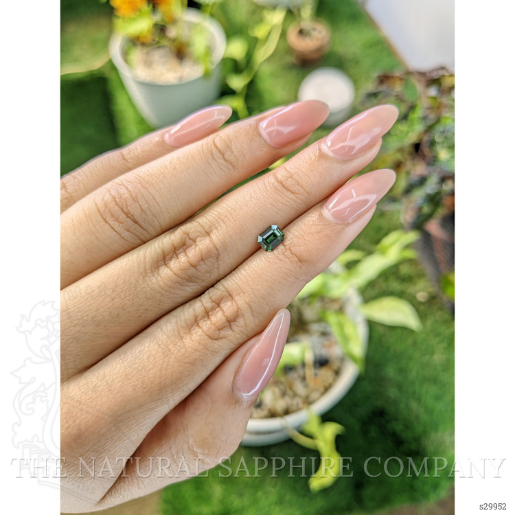 0.76 Ct. Green Sapphire from Madagascar