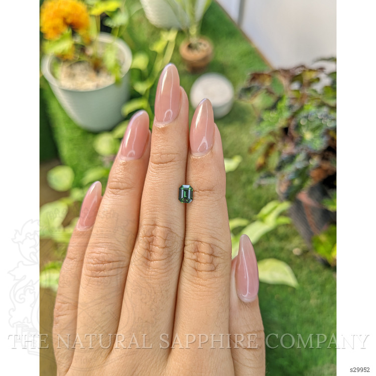 0.76 Ct. Green Sapphire from Madagascar