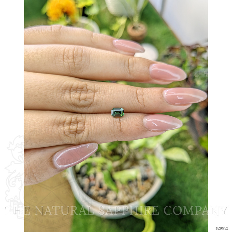 0.76 Ct. Green Sapphire from Madagascar